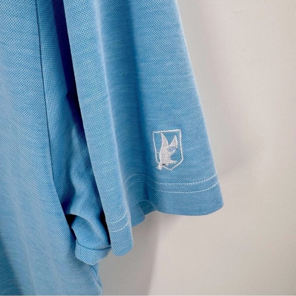 Travis Mathew Blue Polo Shirt Classic Design - Picture 5 of 7